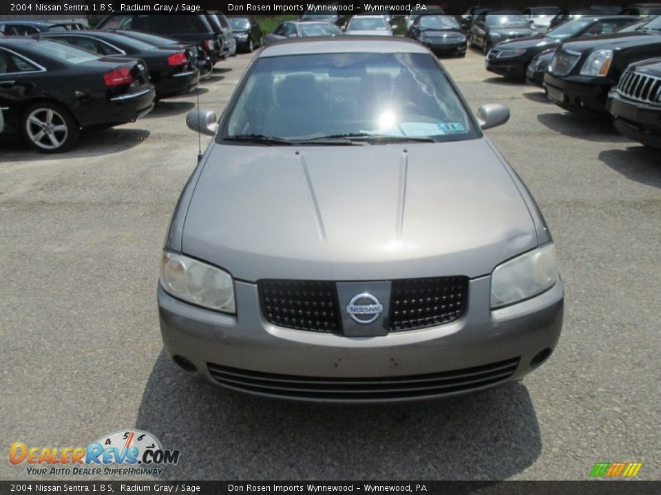 2004 Nissan Sentra 1.8 S Radium Gray / Sage Photo #11