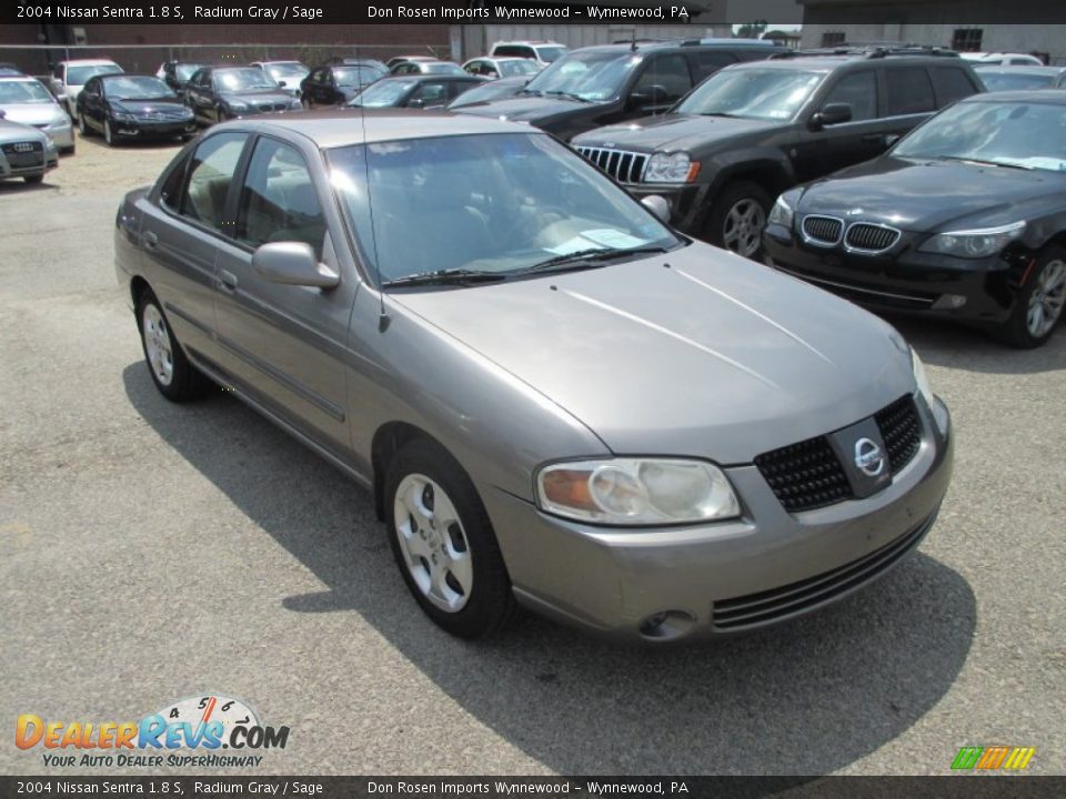 2004 Nissan Sentra 1.8 S Radium Gray / Sage Photo #12