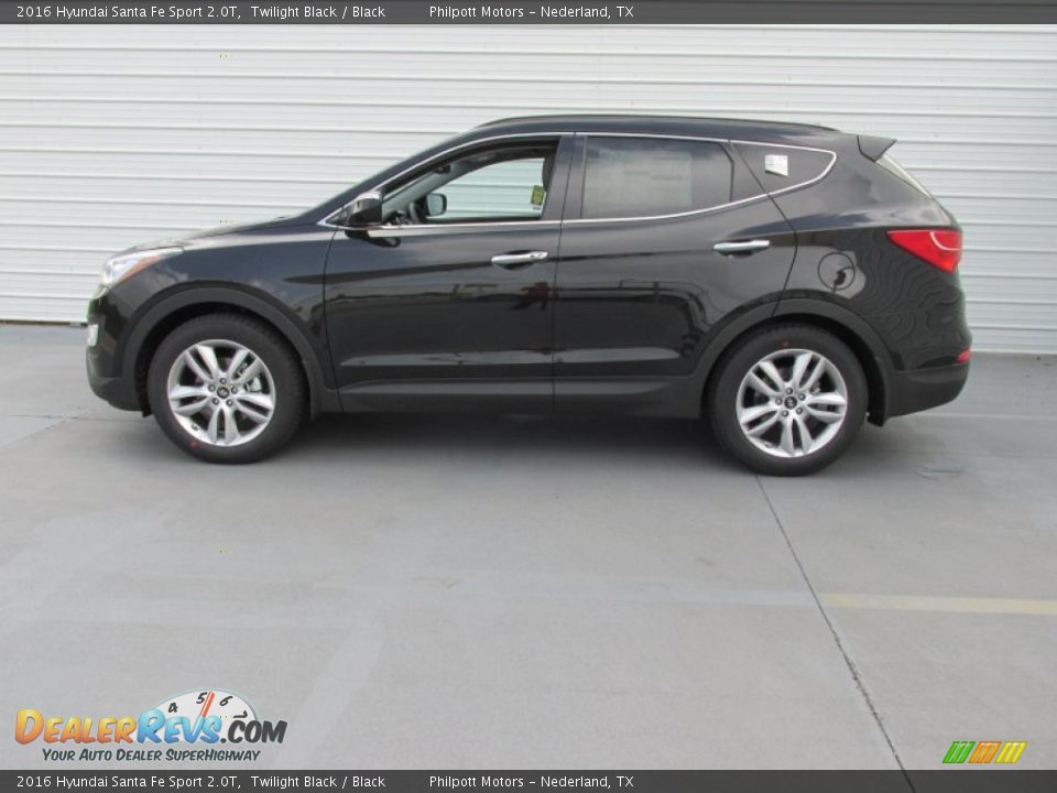2016 Hyundai Santa Fe Sport 2.0T Twilight Black / Black Photo #6