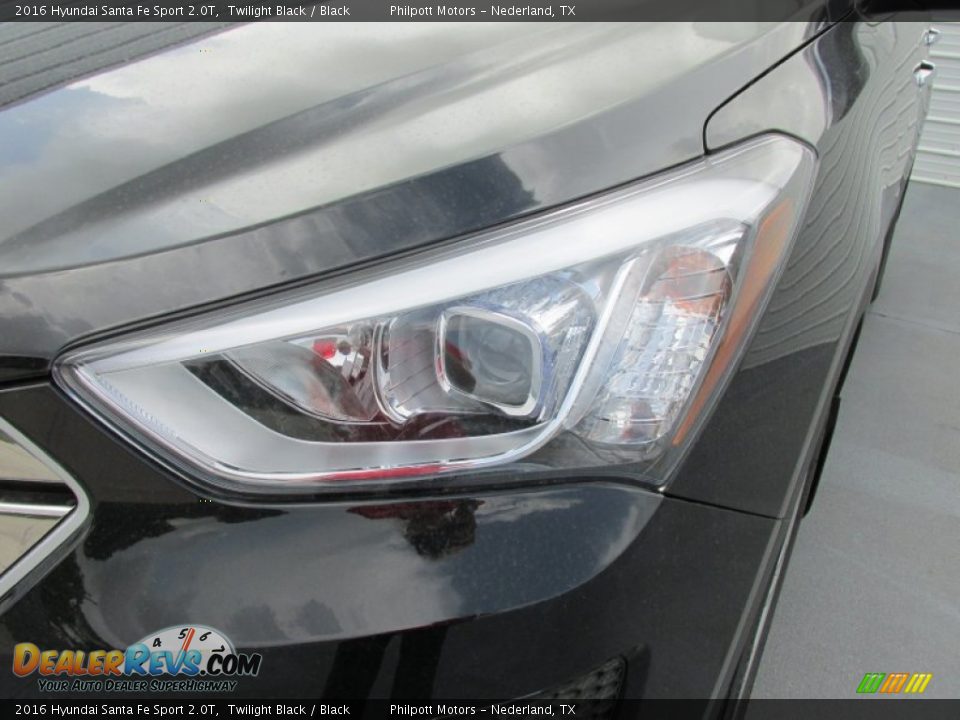 2016 Hyundai Santa Fe Sport 2.0T Twilight Black / Black Photo #9
