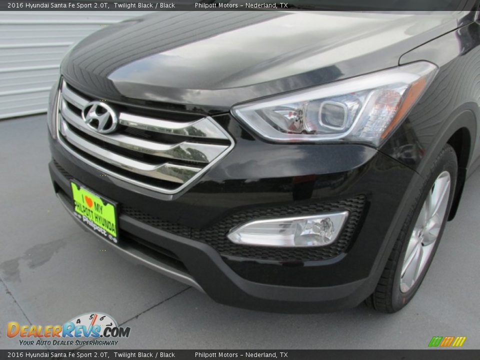2016 Hyundai Santa Fe Sport 2.0T Twilight Black / Black Photo #10