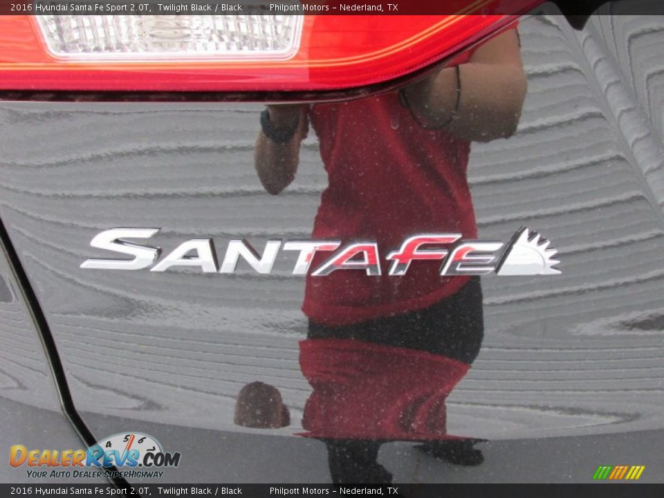 2016 Hyundai Santa Fe Sport 2.0T Twilight Black / Black Photo #13