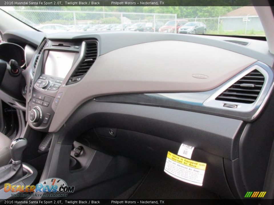 2016 Hyundai Santa Fe Sport 2.0T Twilight Black / Black Photo #15