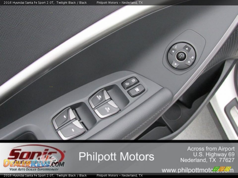 2016 Hyundai Santa Fe Sport 2.0T Twilight Black / Black Photo #20