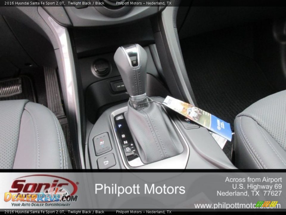 2016 Hyundai Santa Fe Sport 2.0T Twilight Black / Black Photo #27