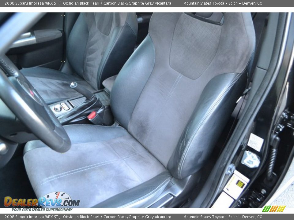 Front Seat of 2008 Subaru Impreza WRX STi Photo #12
