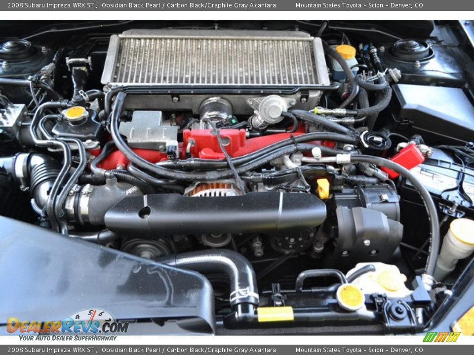 2008 Subaru Impreza WRX STi 2.5 Liter STi Turbocharged DOHC 16-Valve VVT Flat 4 Cylinder Engine Photo #27