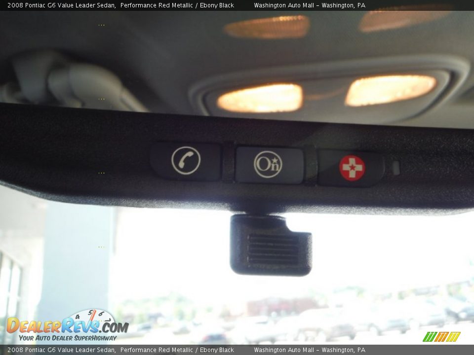 2008 Pontiac G6 Value Leader Sedan Performance Red Metallic / Ebony Black Photo #14