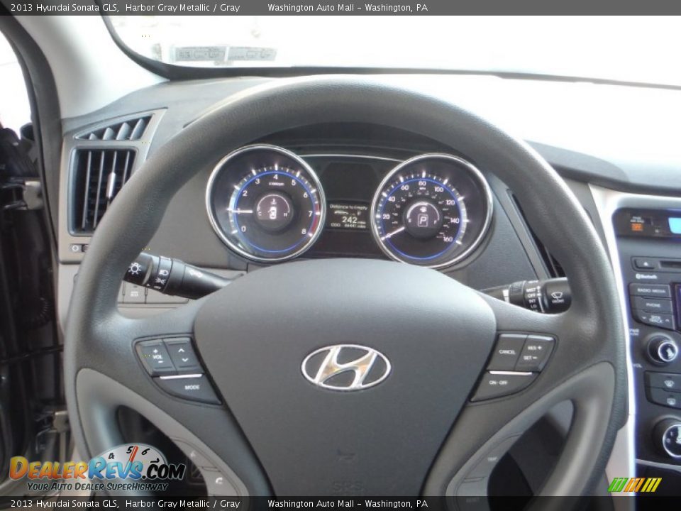 2013 Hyundai Sonata GLS Harbor Gray Metallic / Gray Photo #16