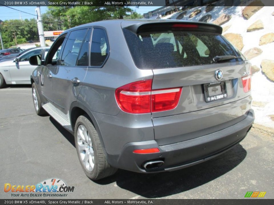 2010 BMW X5 xDrive48i Space Grey Metallic / Black Photo #4