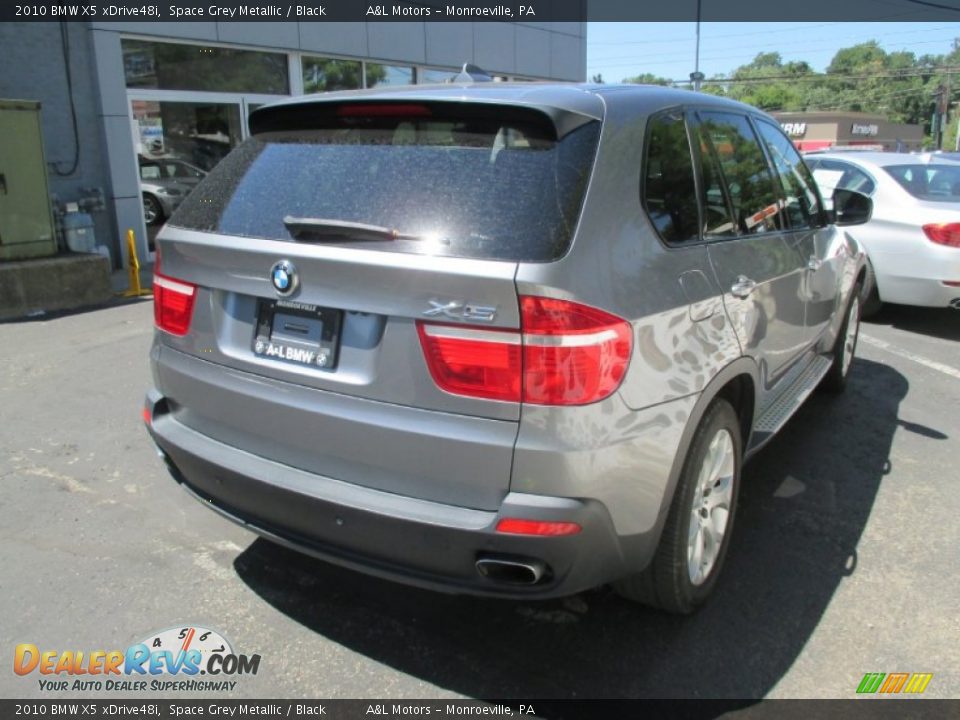 2010 BMW X5 xDrive48i Space Grey Metallic / Black Photo #6