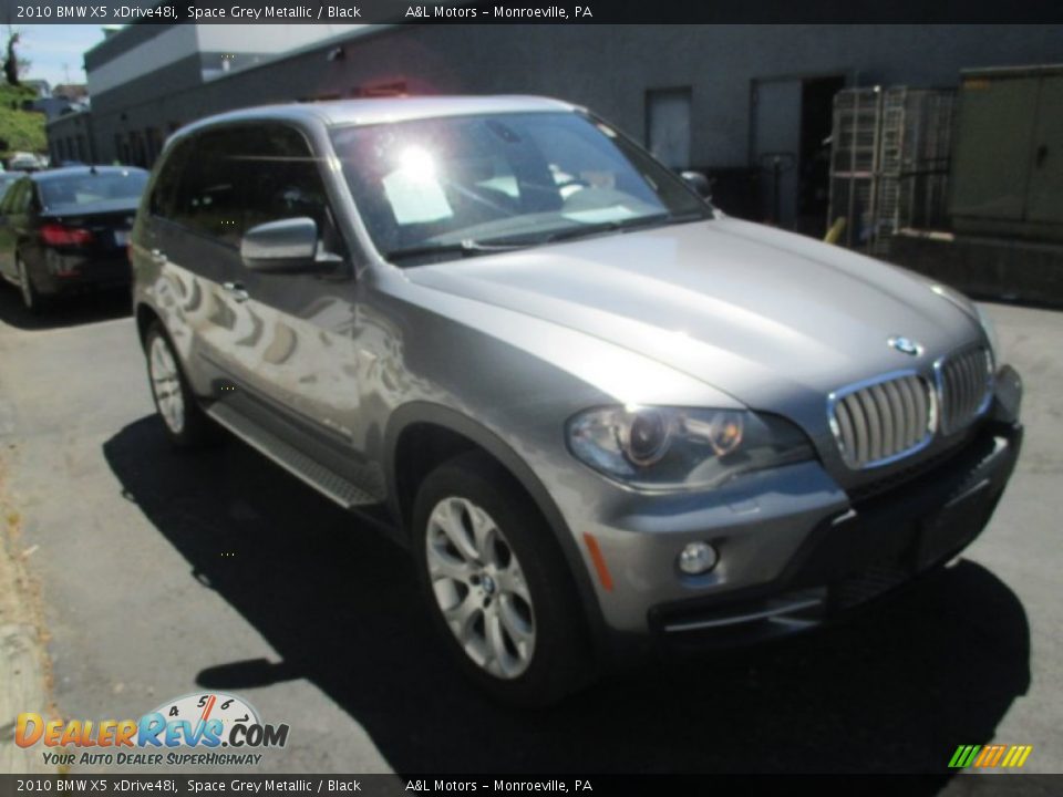 2010 BMW X5 xDrive48i Space Grey Metallic / Black Photo #7