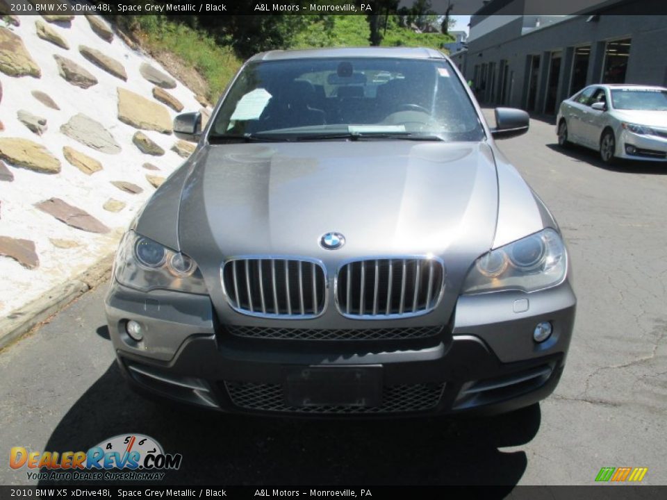 2010 BMW X5 xDrive48i Space Grey Metallic / Black Photo #8