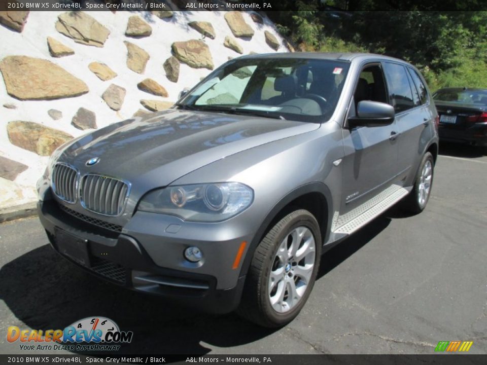 2010 BMW X5 xDrive48i Space Grey Metallic / Black Photo #9