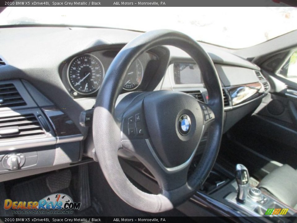 2010 BMW X5 xDrive48i Space Grey Metallic / Black Photo #15