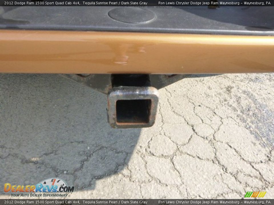 2012 Dodge Ram 1500 Sport Quad Cab 4x4 Tequila Sunrise Pearl / Dark Slate Gray Photo #6