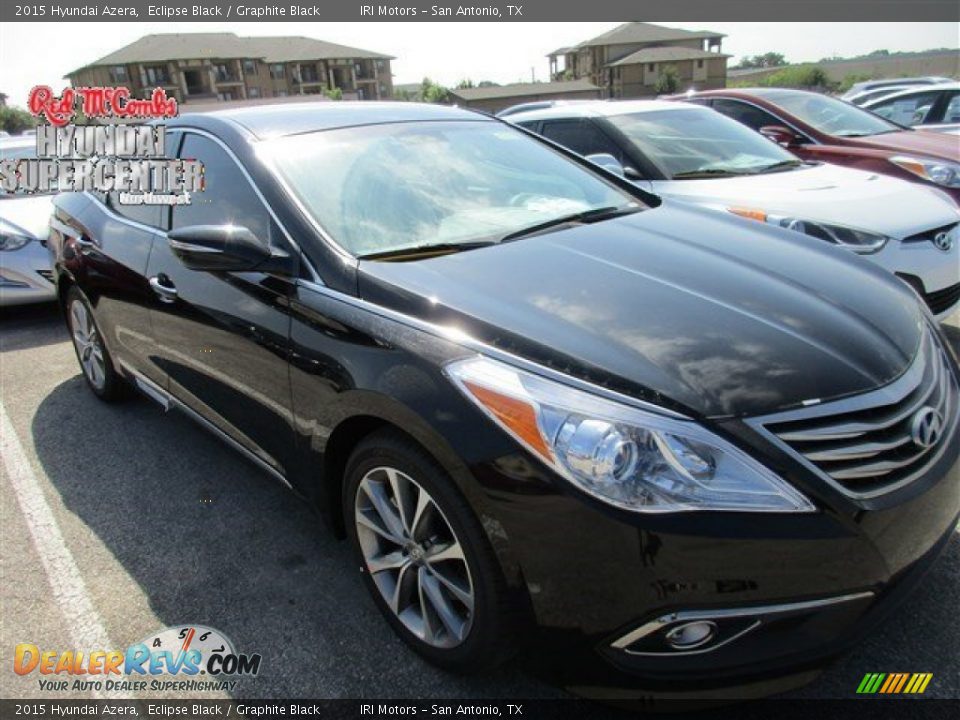 2015 Hyundai Azera Eclipse Black / Graphite Black Photo #1