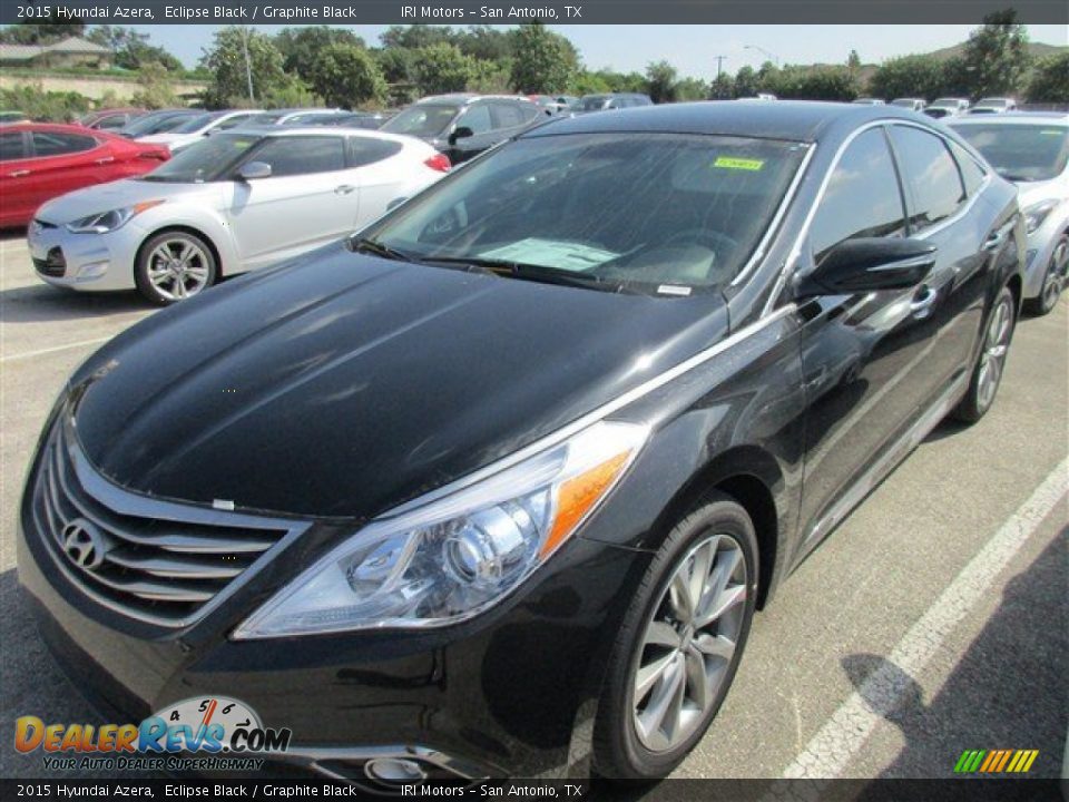 2015 Hyundai Azera Eclipse Black / Graphite Black Photo #2