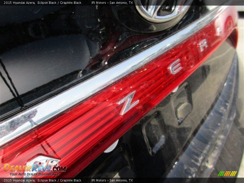 2015 Hyundai Azera Eclipse Black / Graphite Black Photo #4
