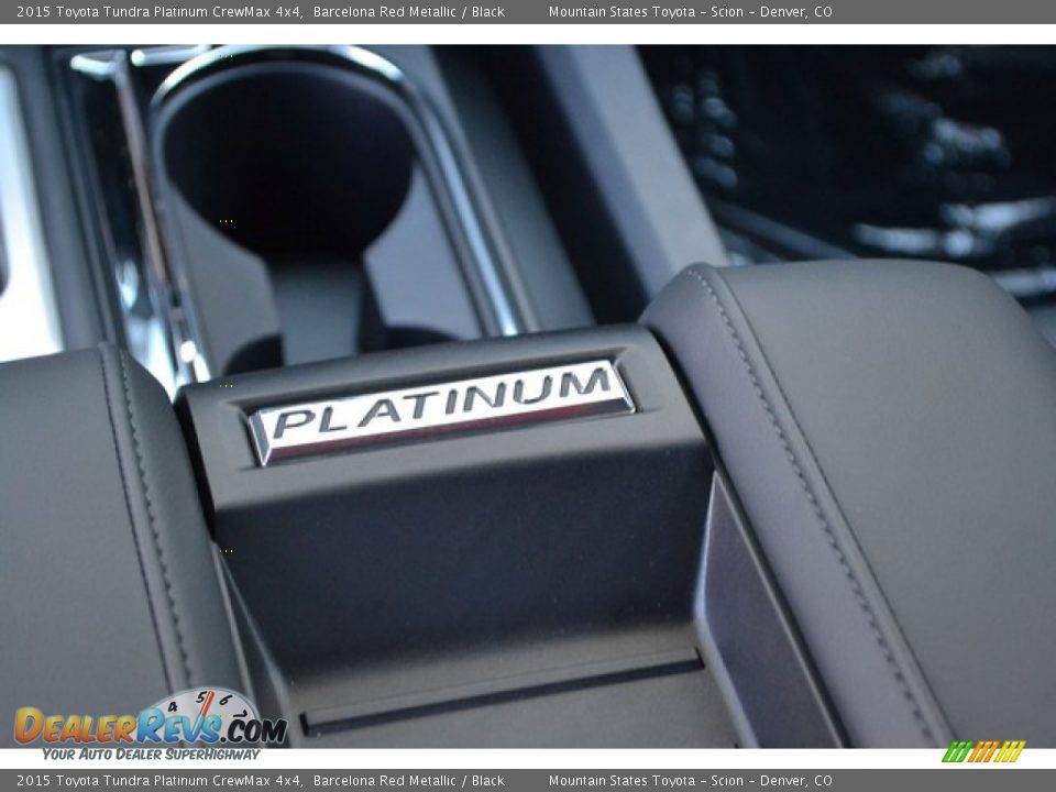 2015 Toyota Tundra Platinum CrewMax 4x4 Barcelona Red Metallic / Black Photo #8