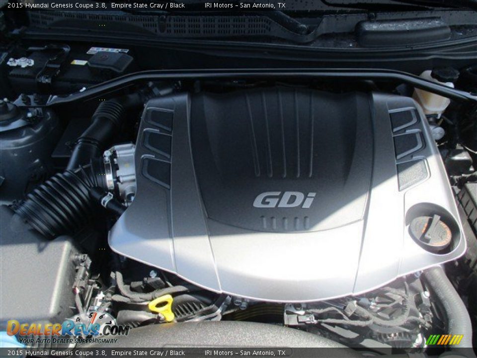 2015 Hyundai Genesis Coupe 3.8 Empire State Gray / Black Photo #4