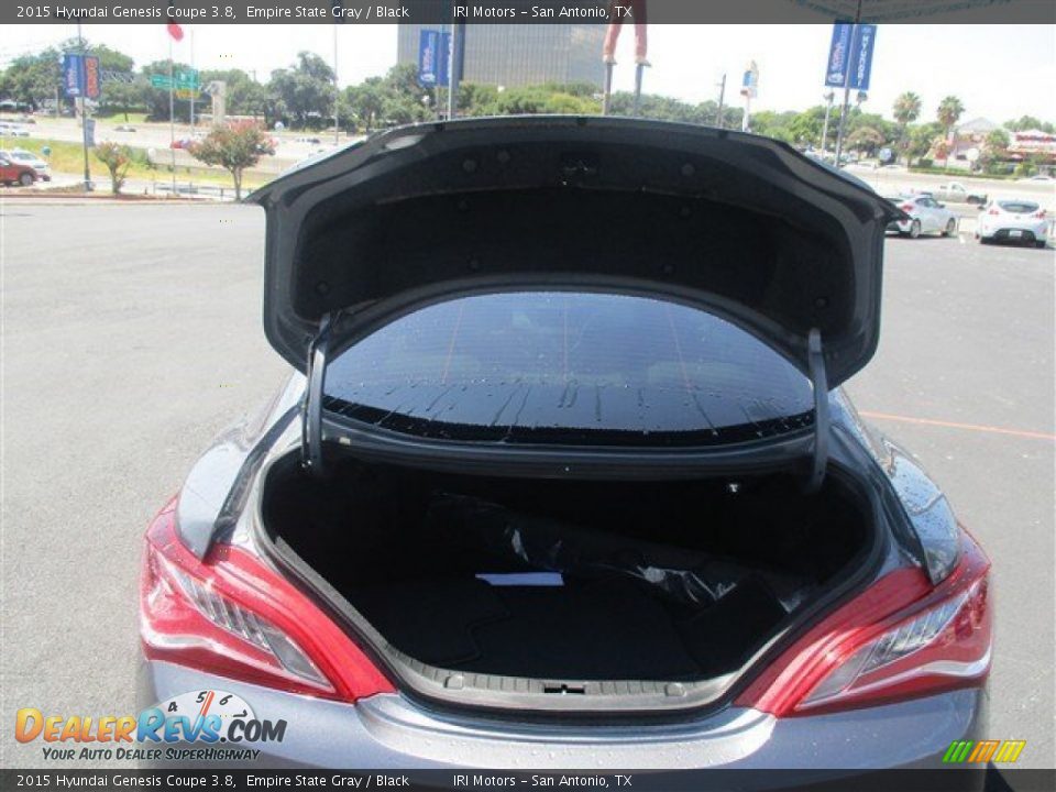 2015 Hyundai Genesis Coupe 3.8 Empire State Gray / Black Photo #10