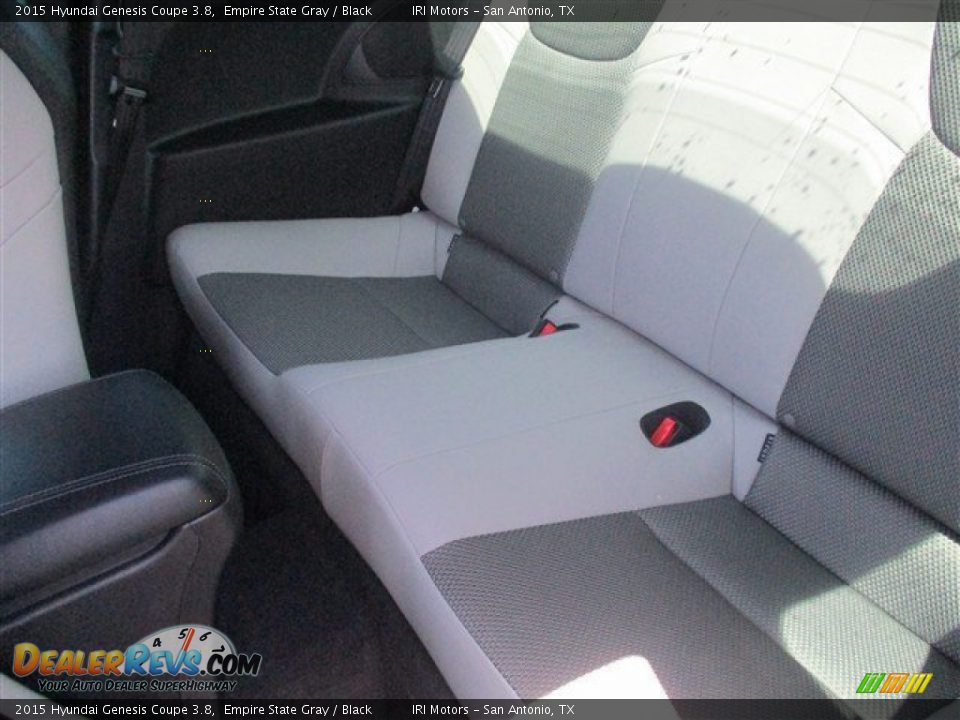 2015 Hyundai Genesis Coupe 3.8 Empire State Gray / Black Photo #12