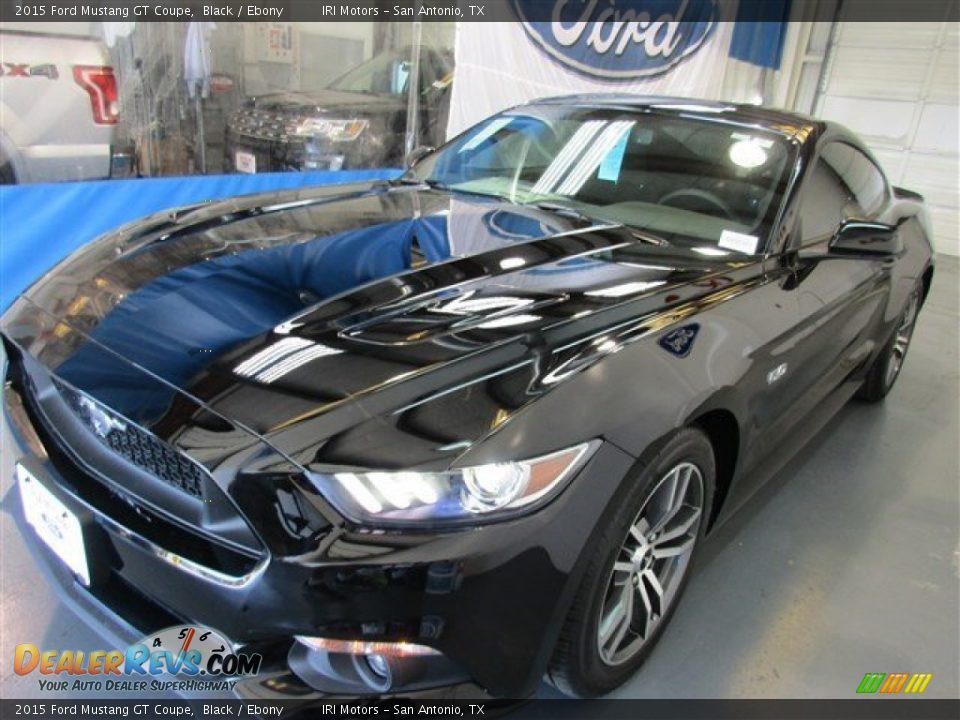 2015 Ford Mustang GT Coupe Black / Ebony Photo #3