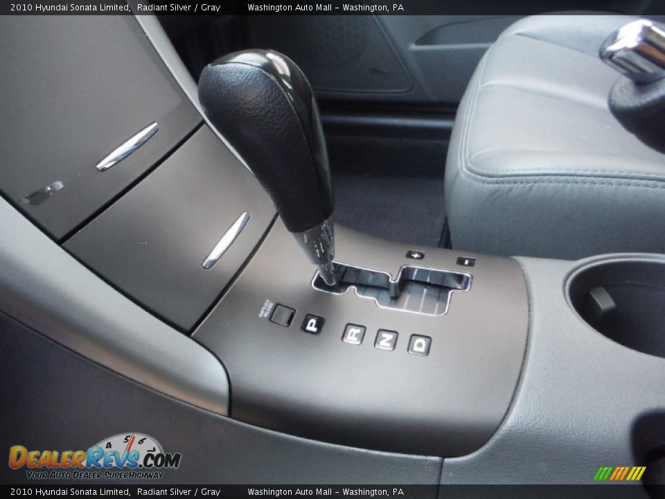 2010 Hyundai Sonata Limited Radiant Silver / Gray Photo #15