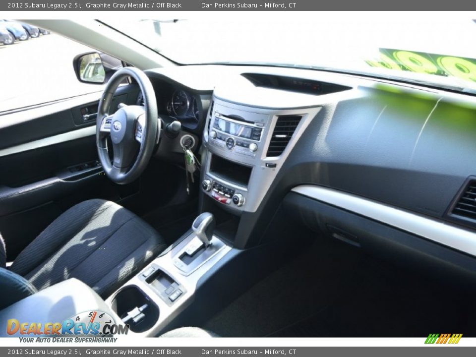 2012 Subaru Legacy 2.5i Graphite Gray Metallic / Off Black Photo #9