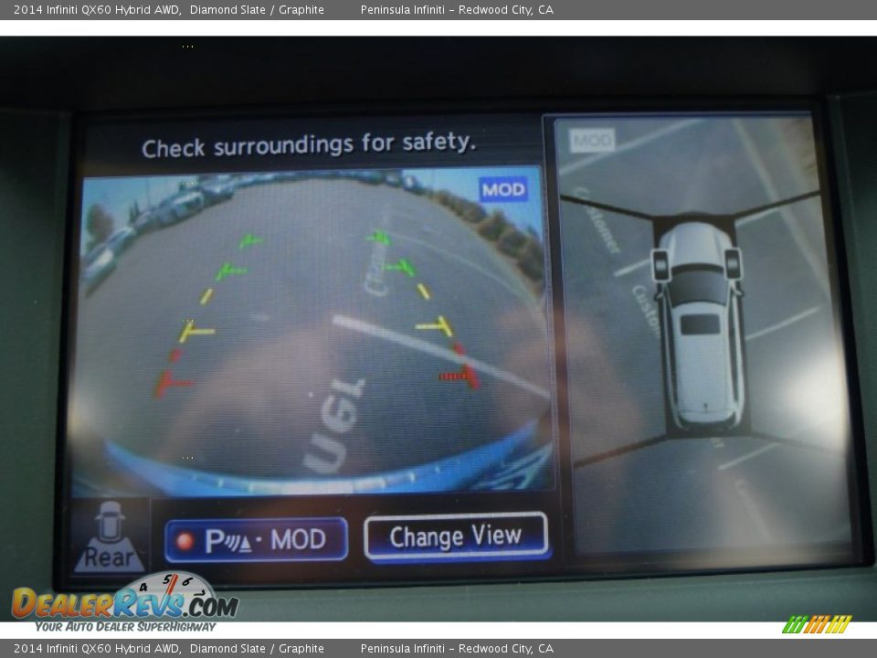 2014 Infiniti QX60 Hybrid AWD Diamond Slate / Graphite Photo #6