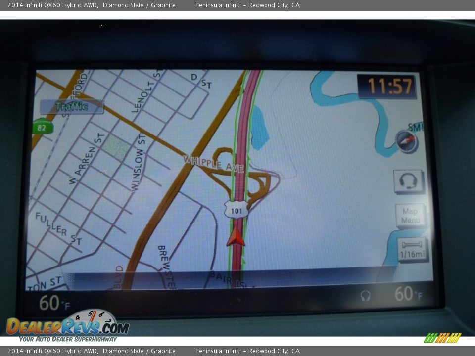 Navigation of 2014 Infiniti QX60 Hybrid AWD Photo #7