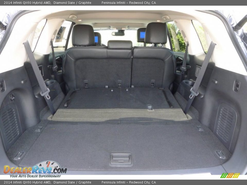 2014 Infiniti QX60 Hybrid AWD Diamond Slate / Graphite Photo #17