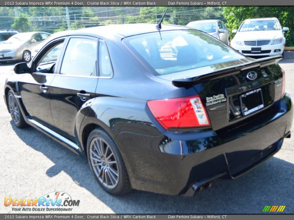 2013 Subaru Impreza WRX Premium 4 Door Crystal Black Silica / WRX Carbon Black Photo #11