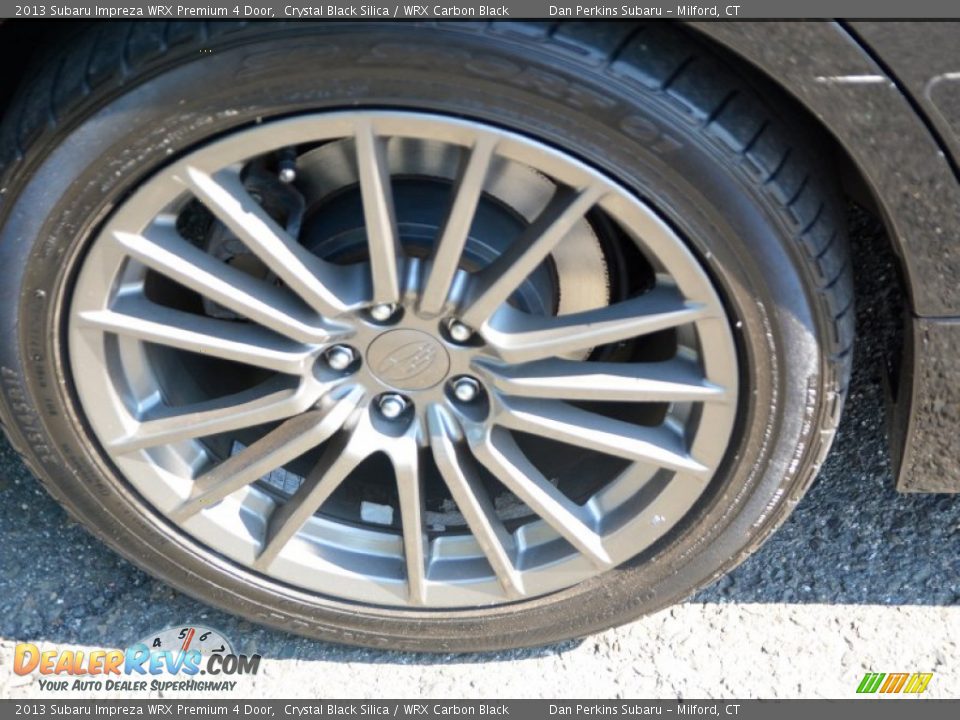 2013 Subaru Impreza WRX Premium 4 Door Crystal Black Silica / WRX Carbon Black Photo #25