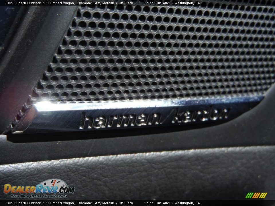 2009 Subaru Outback 2.5i Limited Wagon Diamond Gray Metallic / Off Black Photo #16