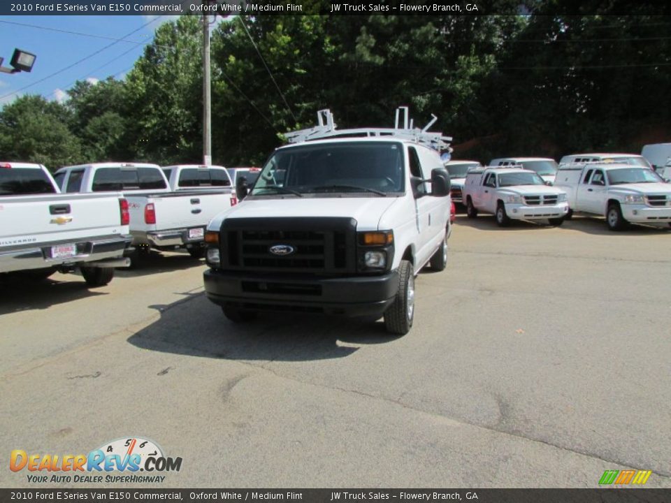 2010 Ford E Series Van E150 Commercial Oxford White / Medium Flint Photo #1