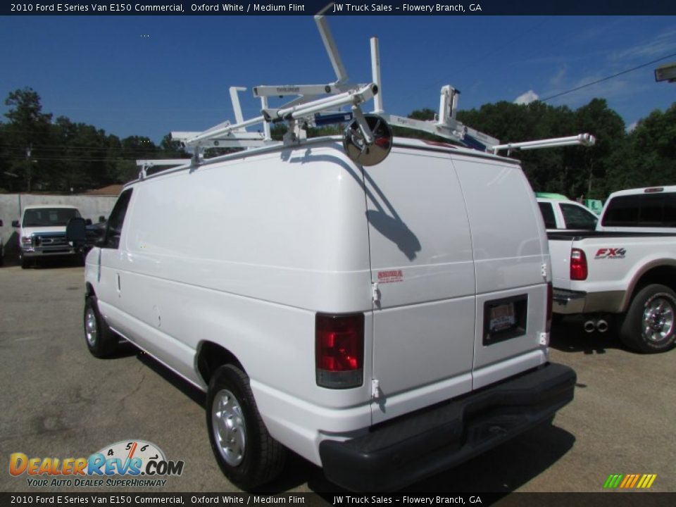 2010 Ford E Series Van E150 Commercial Oxford White / Medium Flint Photo #5