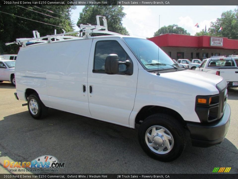 2010 Ford E Series Van E150 Commercial Oxford White / Medium Flint Photo #7