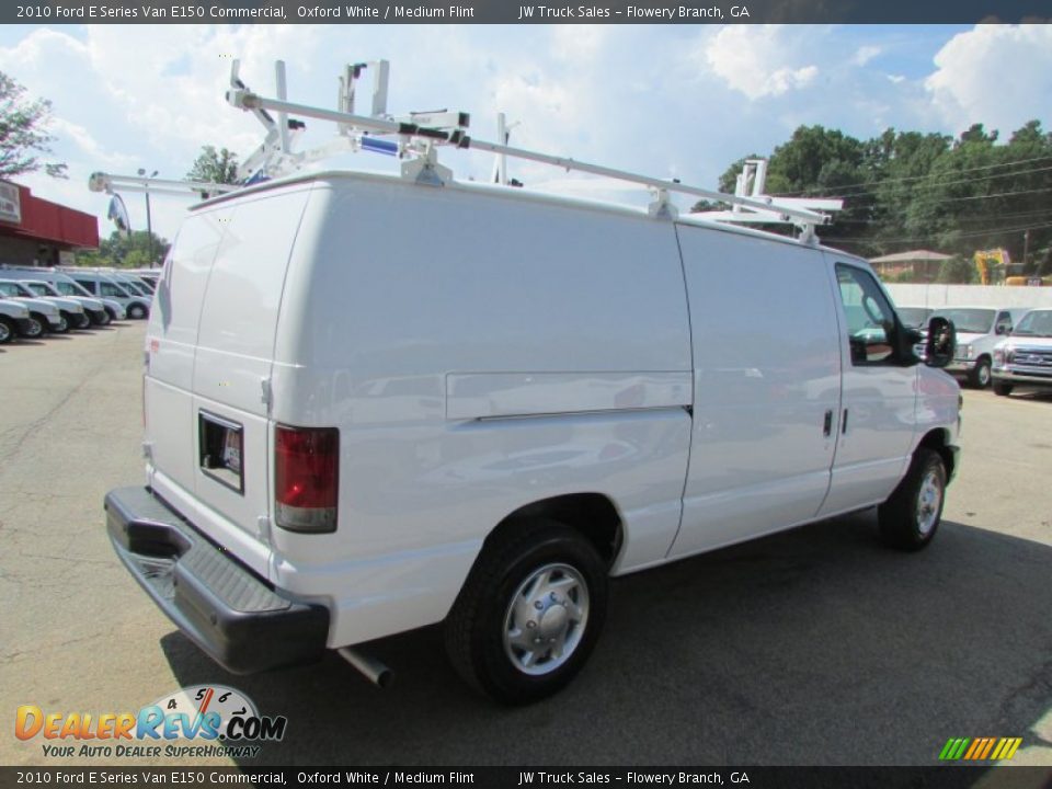 2010 Ford E Series Van E150 Commercial Oxford White / Medium Flint Photo #8