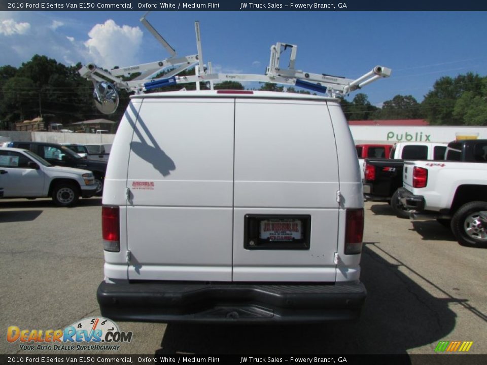 2010 Ford E Series Van E150 Commercial Oxford White / Medium Flint Photo #10