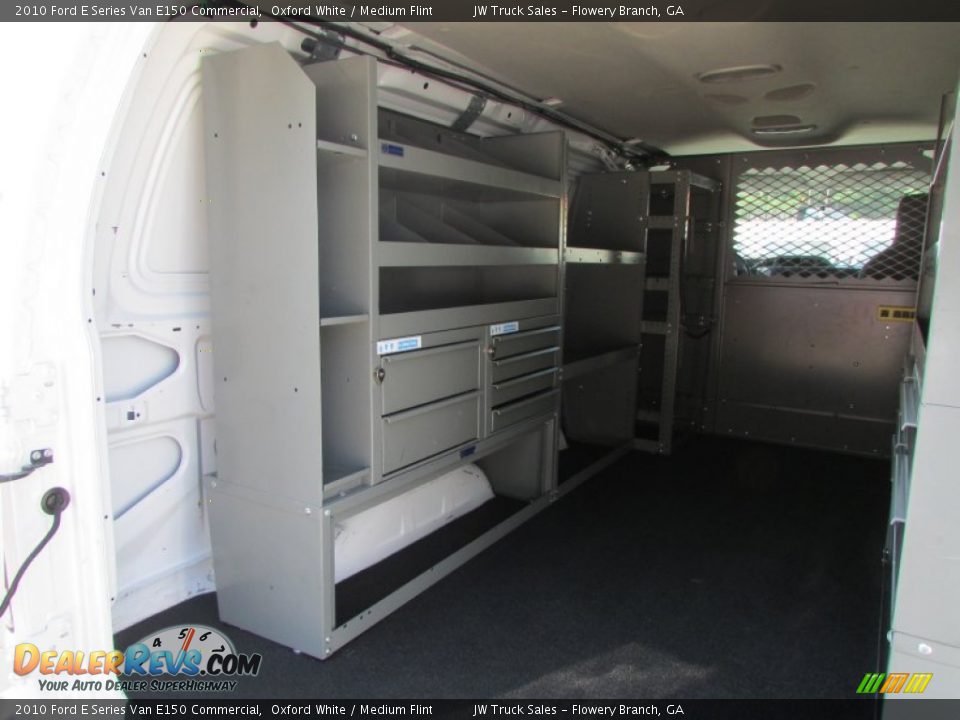 2010 Ford E Series Van E150 Commercial Oxford White / Medium Flint Photo #13