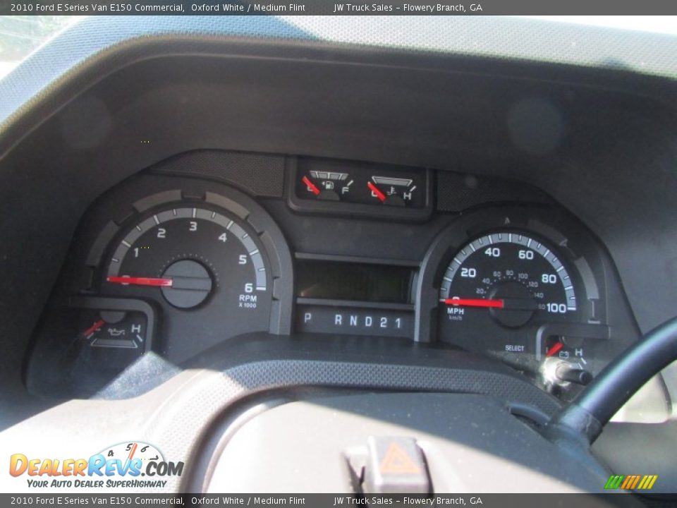 2010 Ford E Series Van E150 Commercial Oxford White / Medium Flint Photo #29
