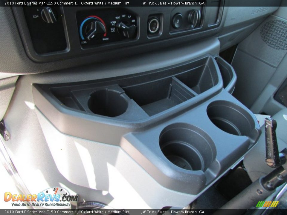 2010 Ford E Series Van E150 Commercial Oxford White / Medium Flint Photo #36