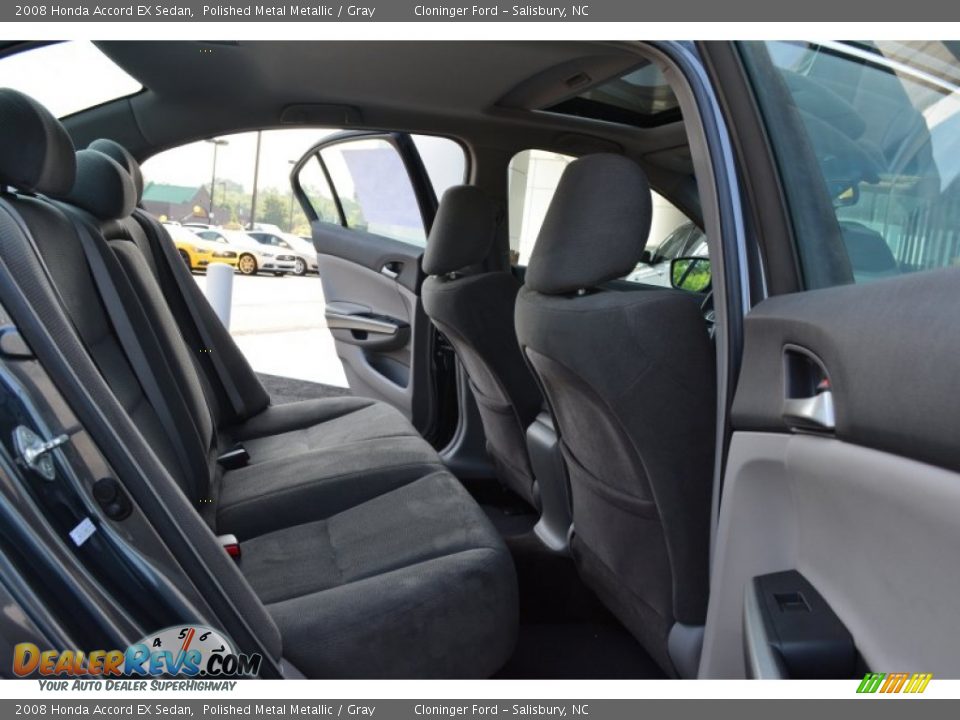 2008 Honda Accord EX Sedan Polished Metal Metallic / Gray Photo #15