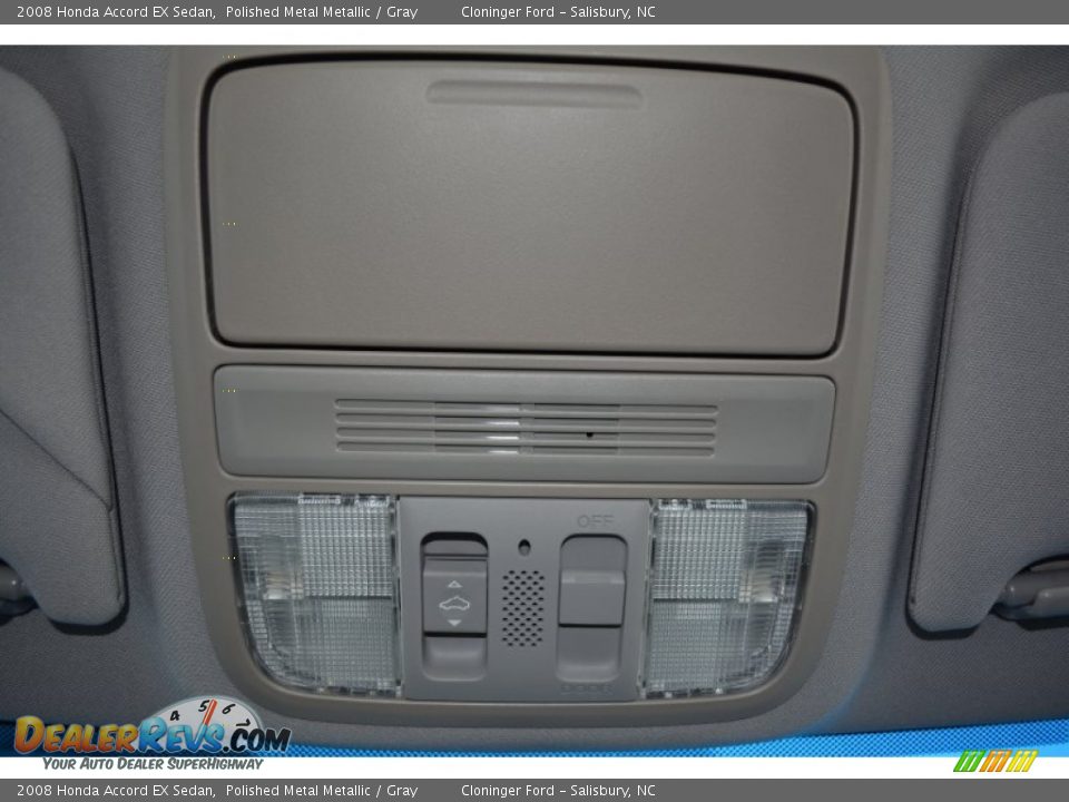2008 Honda Accord EX Sedan Polished Metal Metallic / Gray Photo #20