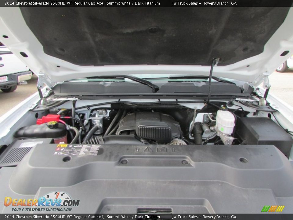 2014 Chevrolet Silverado 2500HD WT Regular Cab 4x4 Summit White / Dark Titanium Photo #13