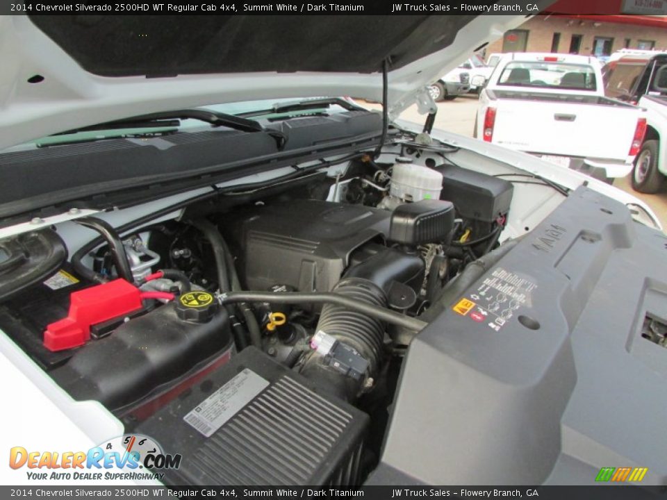 2014 Chevrolet Silverado 2500HD WT Regular Cab 4x4 Summit White / Dark Titanium Photo #14