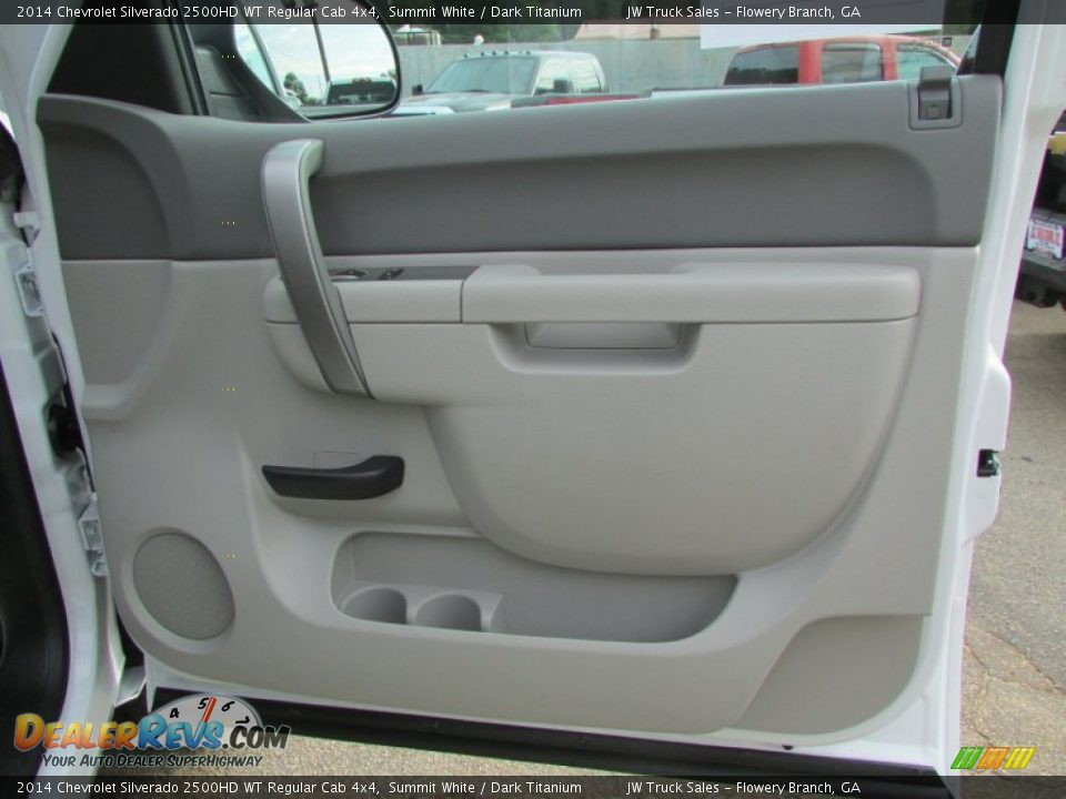 2014 Chevrolet Silverado 2500HD WT Regular Cab 4x4 Summit White / Dark Titanium Photo #16