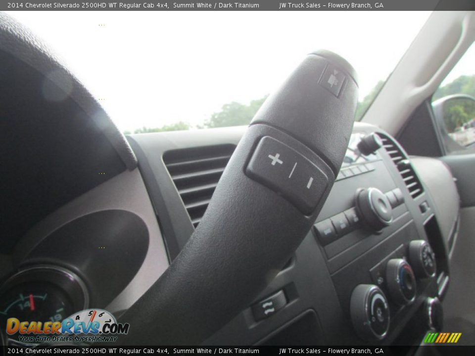 2014 Chevrolet Silverado 2500HD WT Regular Cab 4x4 Summit White / Dark Titanium Photo #29